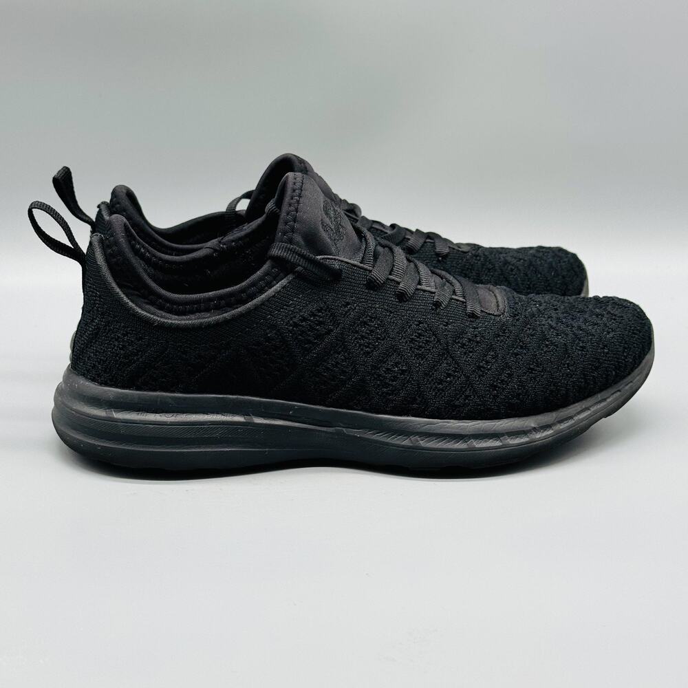 APL Shoes Womens 7 Black Knit TechLoom Phantom Running Athletic Sneakers Comfort